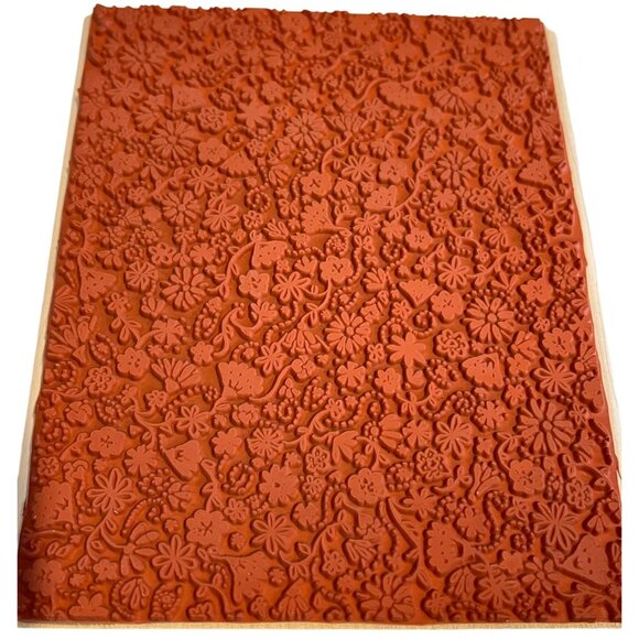 Stampin' Up! Posy Rubber Stamp Floral Pattern Background - Picture 3 of 3